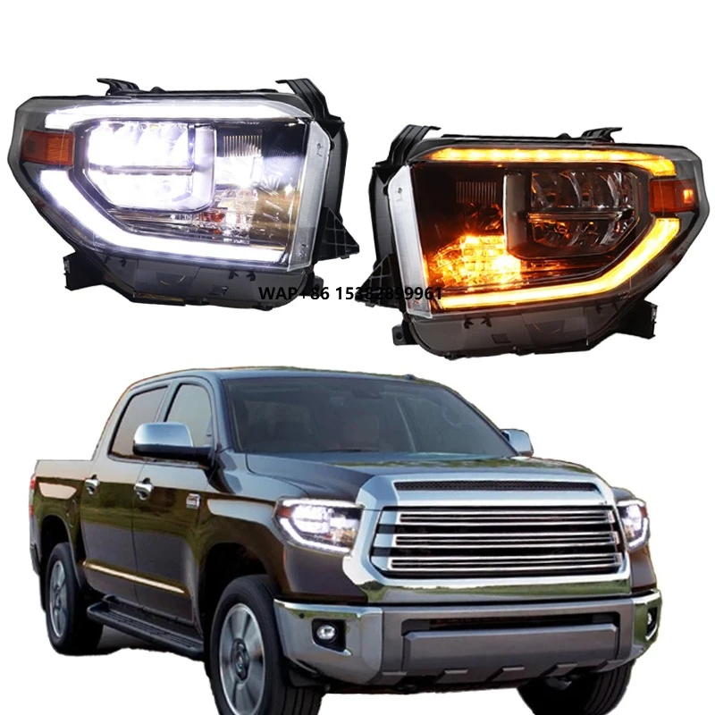 

Led Head Light for Tundra 2014 - 2021 Upgrade Headlight Driving DRL Turn Signal Head Lamp 12V Car Accessories