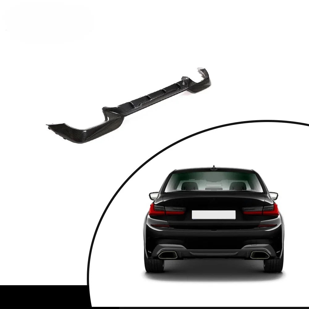 Carbon Fiber Rear Bumper Diffuser for BMW 3 Series G20 M340i 4-Door 2020-2021