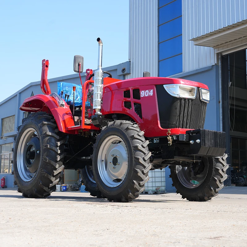 

Бесплатная доставка, многофункциональный колесный трактор 4x4, гидравлический дизельный садовый трактор, сельскохозяйственный мини-трактор с 4 колесами на складе