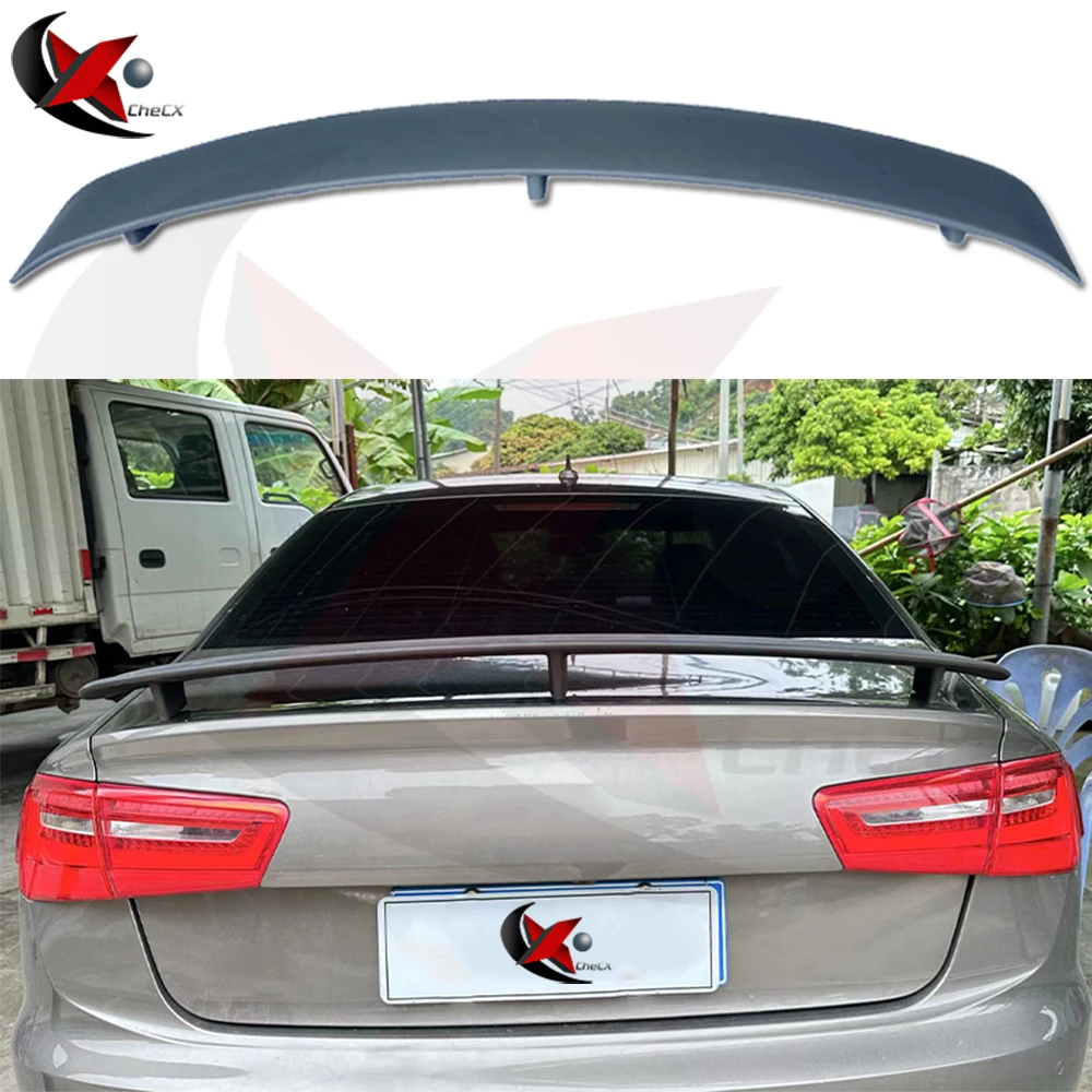 Suitable For Audi A6 C7 2012-2018 ABT Style Spoiler Trunk Lid Decorative Panel Automotive Exterior Accessories