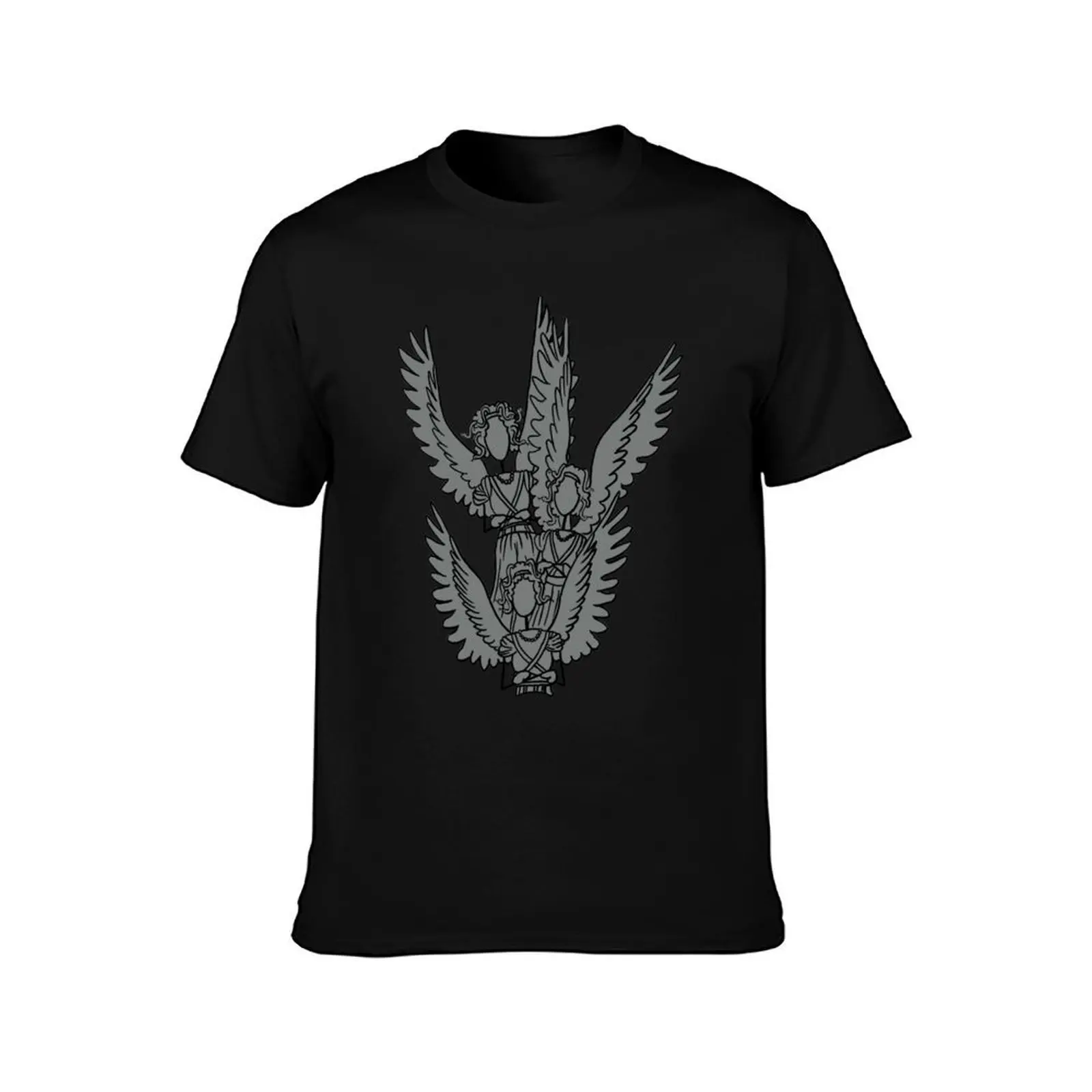 Greek Myth Comix - the Furies! T-Shirt, Summer Casual Cotton Tee, Oversized Streetwear Tops, Vintage Graphic Print, 100% Cotton