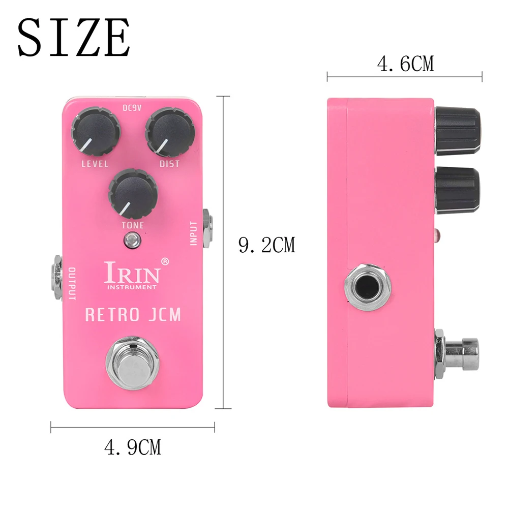 1pc Guitar Effect Pedal With 2 Silicone Cushion Wah Distortion Overdrive Delay Reverb Compressor Guitar Effect Pedal Accessories