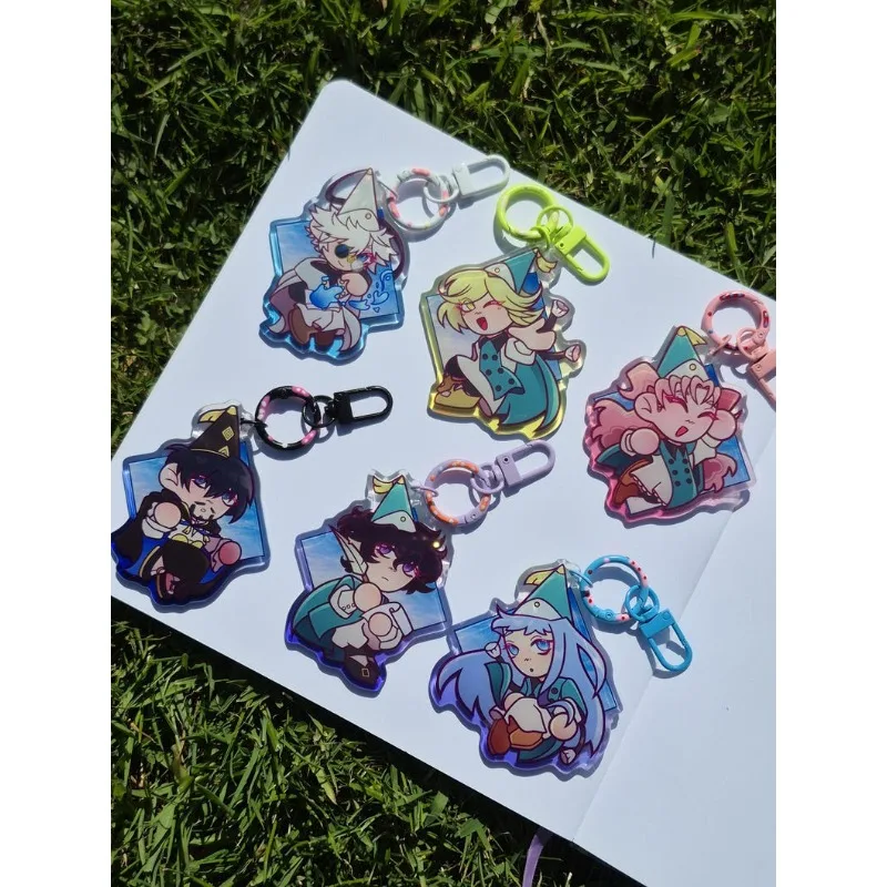 Llavero de acrílico con diseño de sombrero de bruja de Atelier Qifrey CocoTetia, llavero de anime y dibujos animados, juguetes de colección DIY, regalo para amigos, regalo de vacaciones