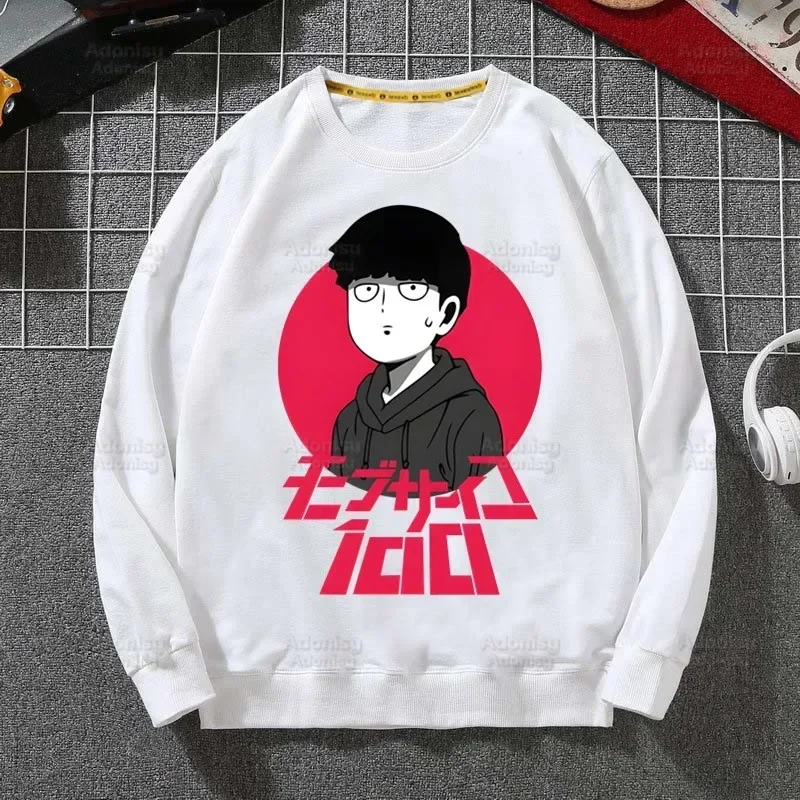 Mob Psycho 100 Uomo Primavera Autunno Maschio Casual One Anime Manga Felpe da uomo Shigeo Kageyama Top