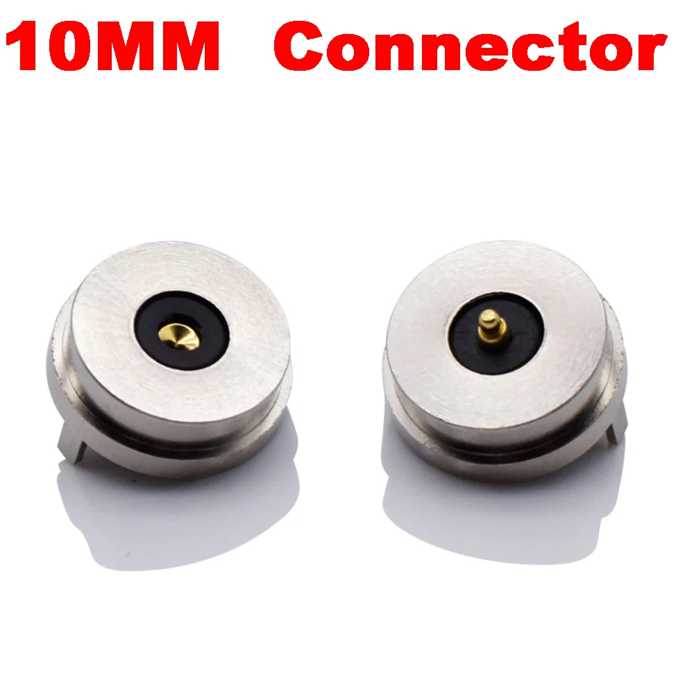 1set High Current 10A Circualr Shape Magnetic Pogo Pin Connector 2/3/4/6 Pole Male Female Probe DC Power Charging Round Profile