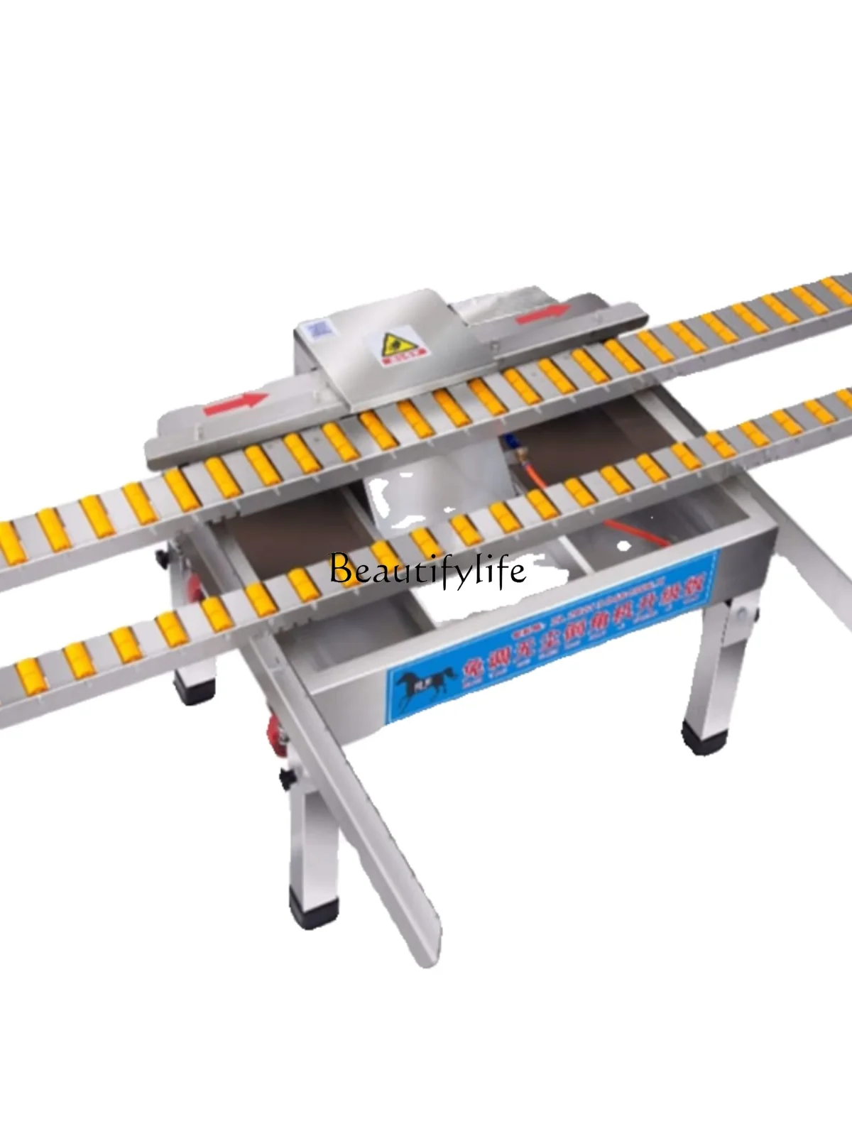 

Push-pull dust-free adjustable folding tile chamfering machine