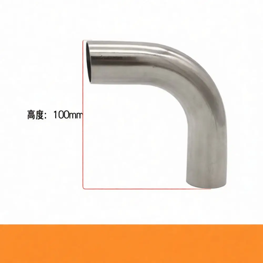 Stainless Steel Stair Handrail Elbow Connector 90 Degree Tube Joint For Secure Railing System Installation Hardware