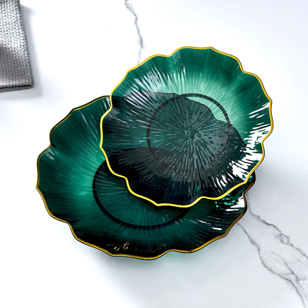 

Fruit Platter Tray Party Snack Serving Household Dry Green The Pet Saucer Plate