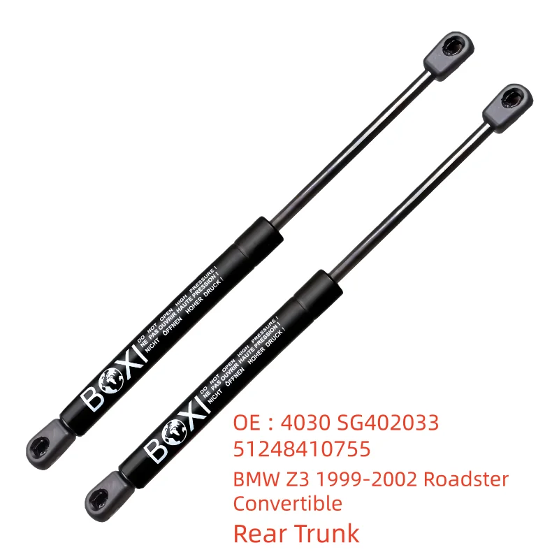 

BOXI 2Pcs Rear Trunk Lift Supports Gas Strut Spring For BMW Z3 1999-2002 Roadster Convertible 4030 SG402033 51248410755