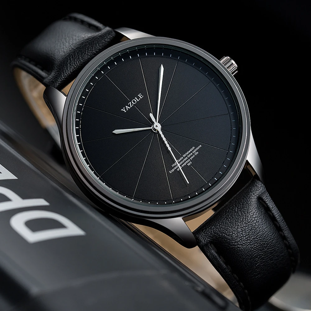 YAZOLE 503 New Style Men's Watch Quartz Watch for Men Fashionable and Minimalist Waterproof Wristwatch Reloj Hombre