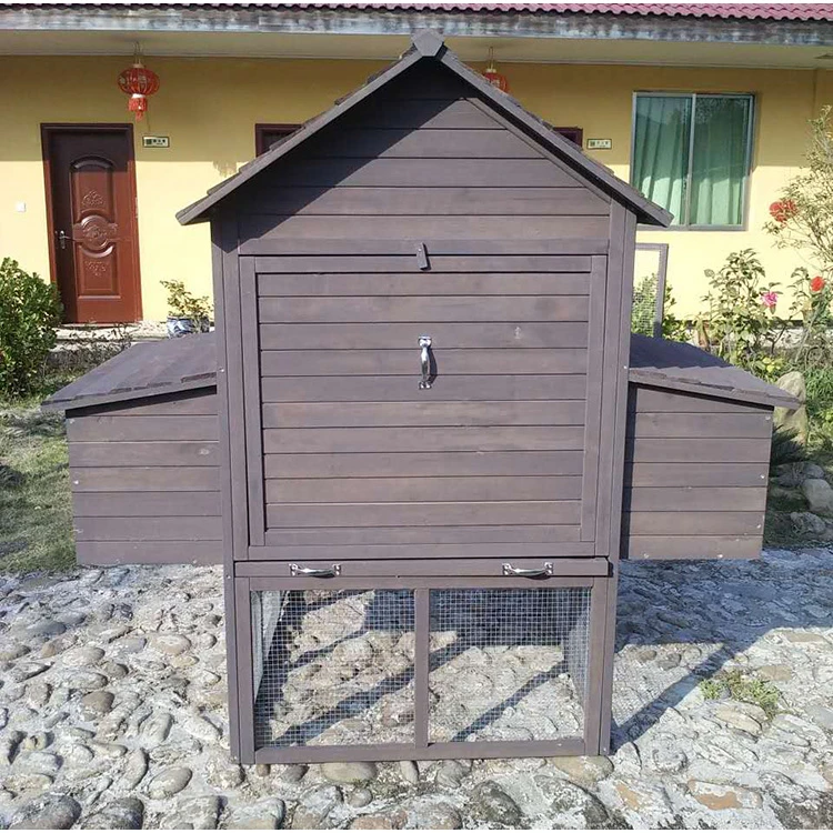 ep-SDC023XL-1 Cheap  Chicken Layer House Professional Hen Houses Provided 40 Mobile Chicken Coop Chicken Farm Fir Wood&