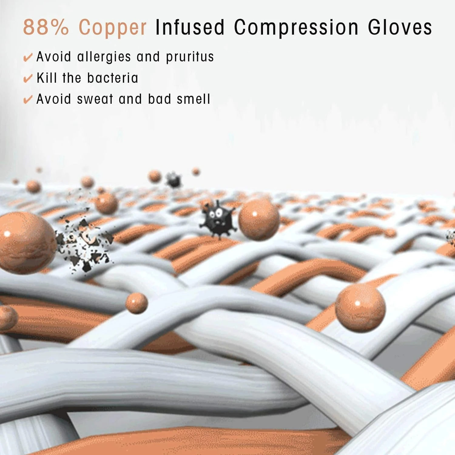 

Easily Alleviate Rheumatoid Pain with Comfortable, Soft, and Supportive Copper-infused Compression Gloves - Ideal for Men and Wo