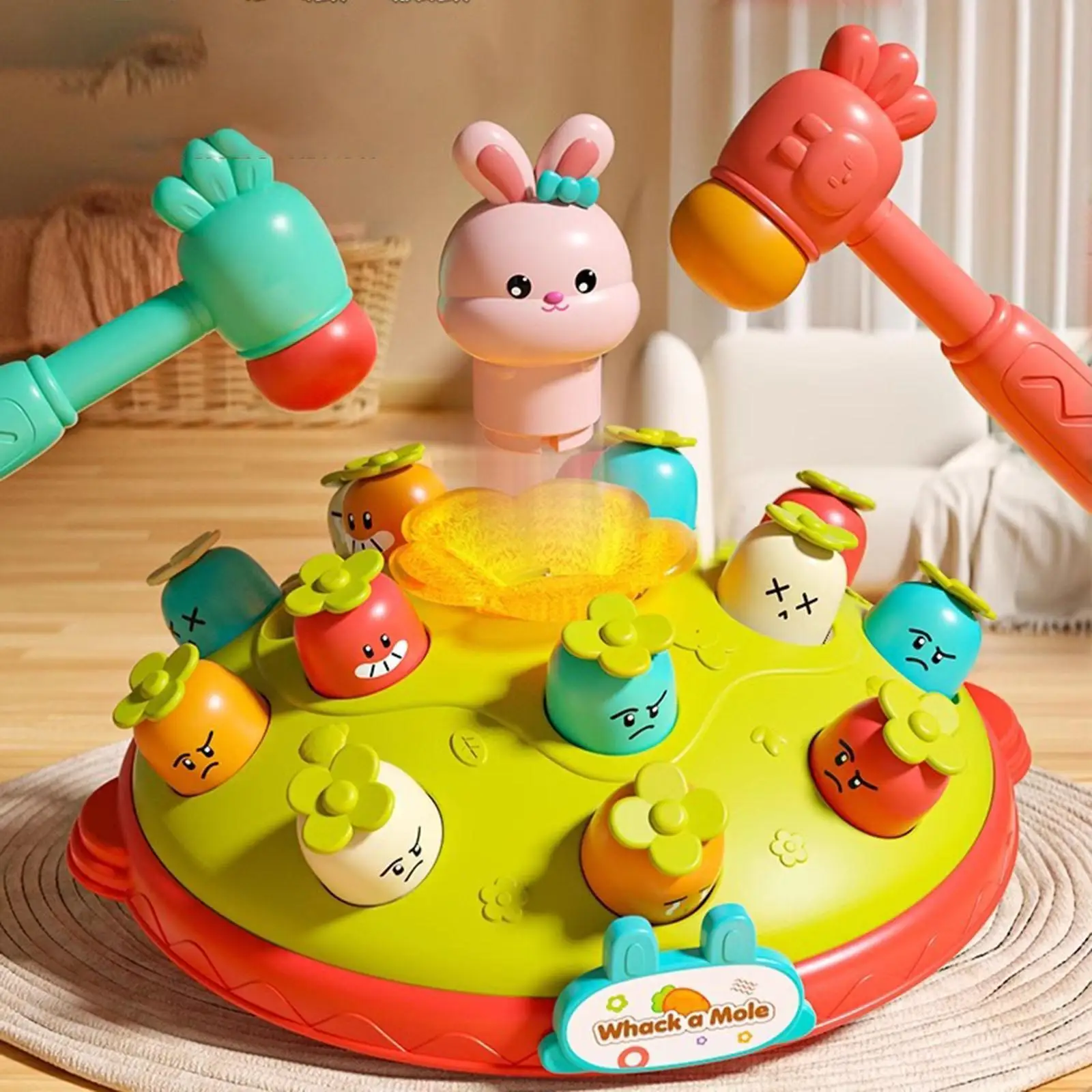 เกมตีตุ่นเกมตอกการศึกษาสําหรับเด็กสําหรับของขวัญวันหยุดของทารก