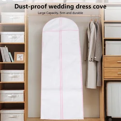 180cm Wedding Dress Bag Clothes Hanging Garment Dress Clothes Suit Coat Dust Cover Home Storage Bag For Wedding Dresses