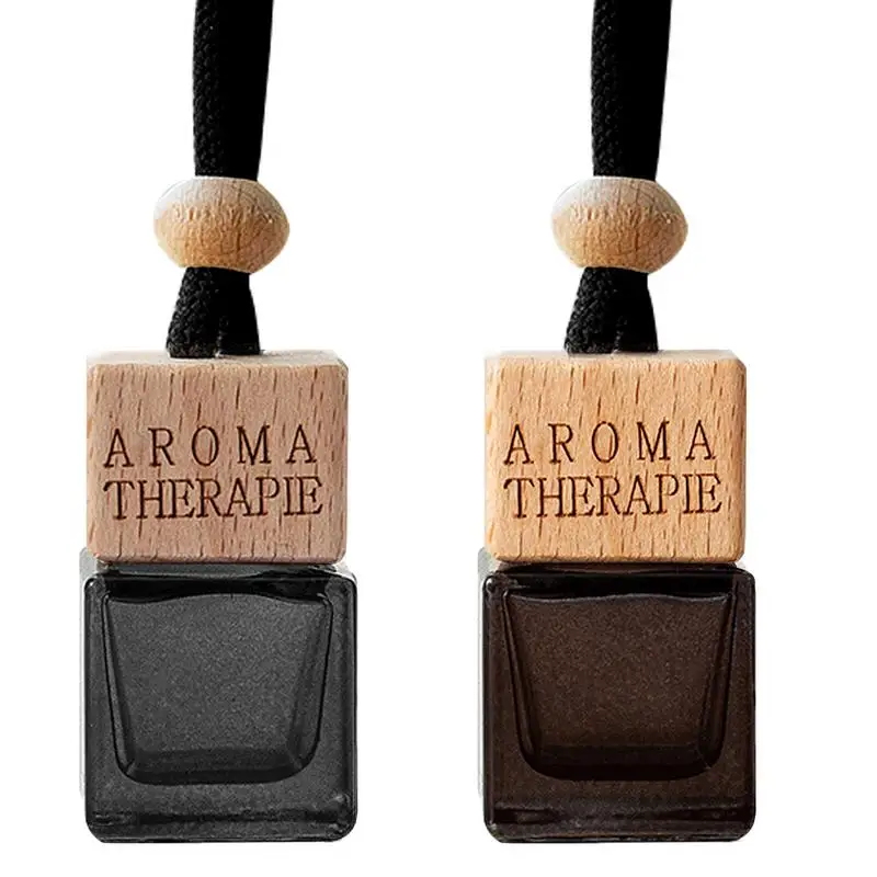 Car Air Freshener Diffuser Bottle Ornaments 8ml Auto Rearview Mirror Diffuser Perfume Pendant Fragrance Diffuser Empty Bottle