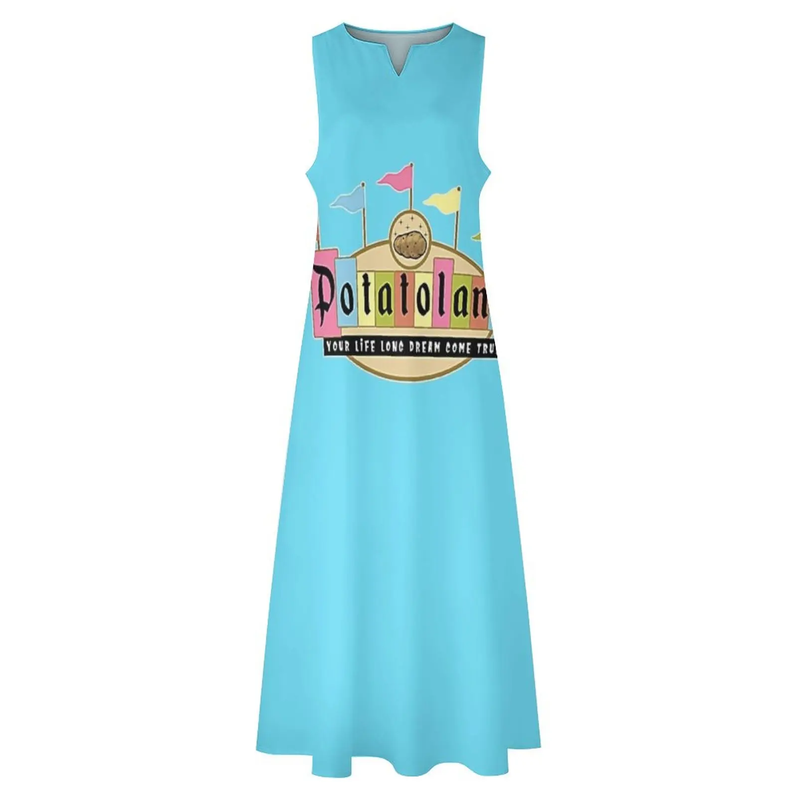 Potatoland Retro Sign T-Shirt Essential T-Shirt Long Dress Clothing female dresses for prom dress for women 2025