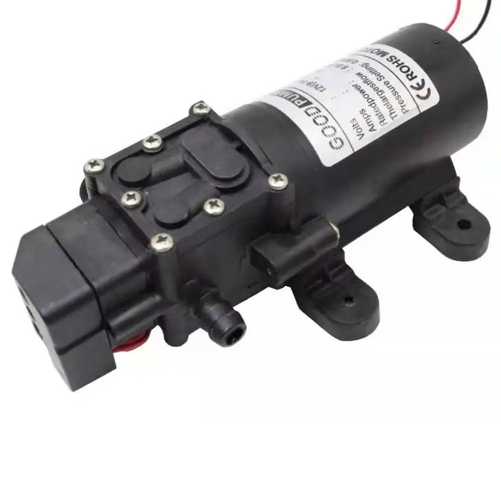 DC 12V 70W Electric High Pressure Agricultural Durable Self Priming Pump Water Sprayer Car Washing Water Pump