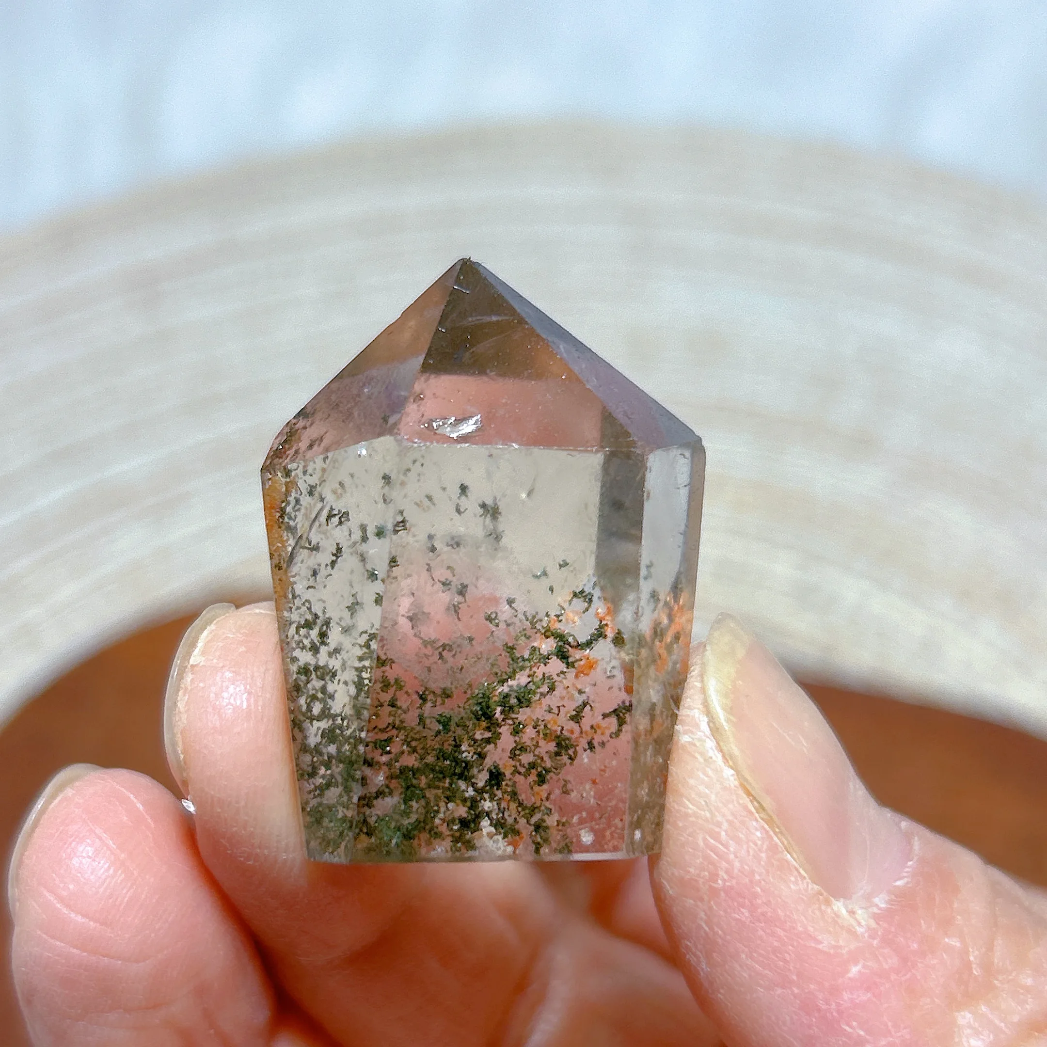 

Natural Crystal Thousand Phantom Garden Quartz Tower Mediation Healing Erengy Painting Room Decor Home Decorations Gift