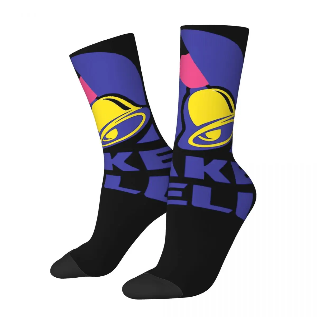 Hip Hop Vintage TAKE BELL Crazy Men's compression Socks Unisex Untitled Goose Game Harajuku Pattern Printed Funny Sock