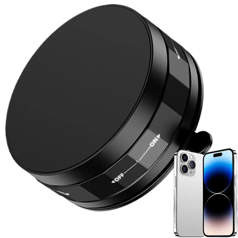 

Magnetic Phone Mount For Car Desktop Vacuum Cellphone Mount 360-Degree Rotation Phone Holding Tool For Car School Work Area Gym