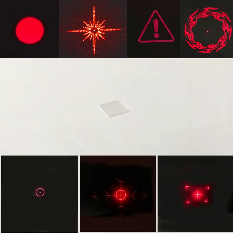 DOE Diffractive Optical Elements Grating for Laser Light Pattern Projection Stage Effect Viewfinder Beam Expender