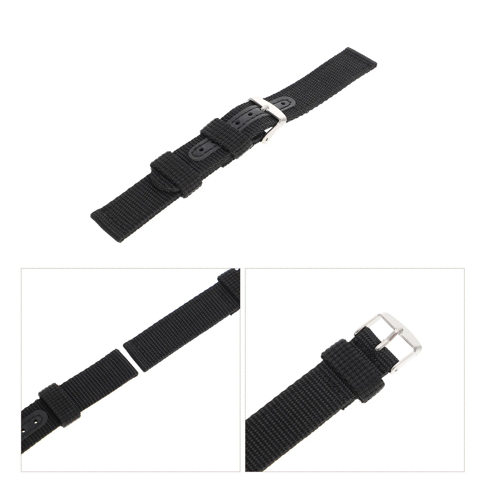 

Waterproof Watch Band 18mm Thickened Nylon Sports Strap Durable Practical Replacement Watch Band Nylon Watchband