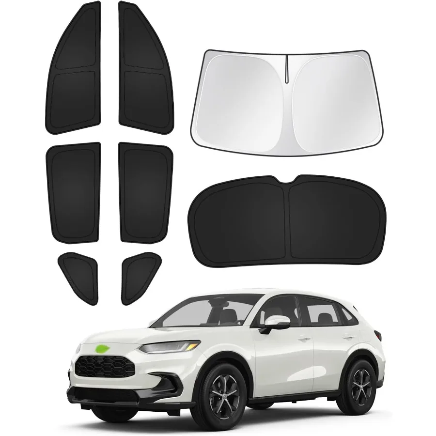 

Sunshades for Honda HRV 20232025 2026 HRV Accessories Windshield Sun Shade Side Rear Window Shade Cover Sun Visor Shield Privac
