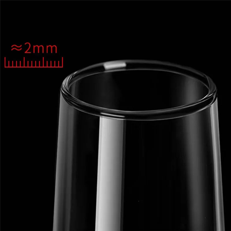 ABDJ-ホーム ガラス ゴブレット 縦線 シャンパン グラス ハイエンド 赤ワイン グラス 白ワイン グラス カクテル グラス