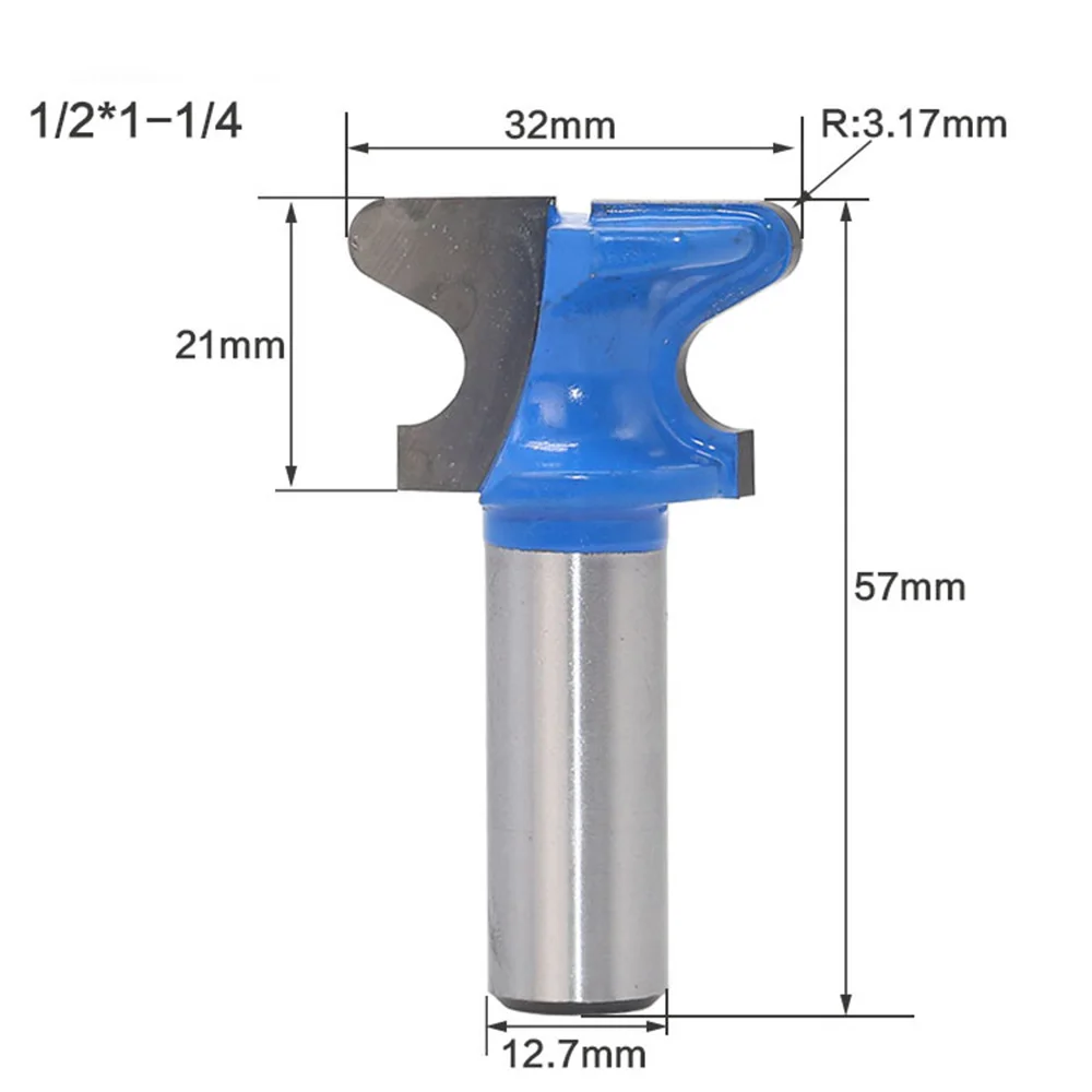 Reliable Woodworking Grooving Cutter 1/2 14 Shank Finger Pull Drawer Pull Stool Molding Router Cutter Bit 1PCS