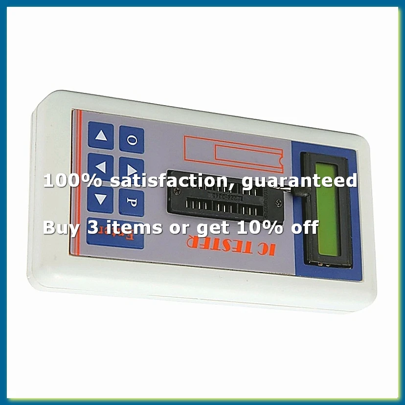 Integrated Circuit Tester, IC Tester with 5V 3.3V AUTO Modes, for Interface Chips Optocoupler Operational Amplifiers-A62I