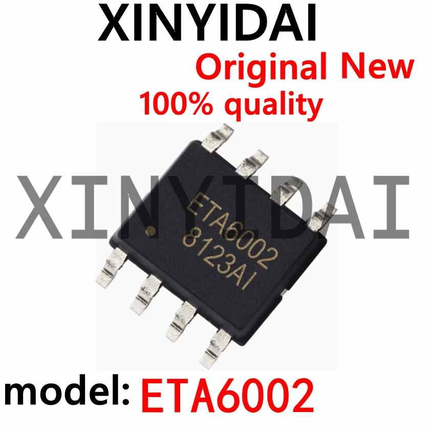 

10 PCS ETA6002 SOP-8 ETA 6002 2.5A, 3MHz Switching Charger with Dynamic Power Path in 8-pin ESOP Chip IC