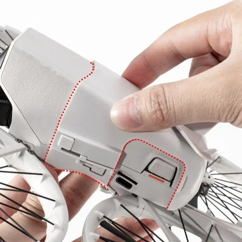 02de Tooless Mount Mount Tail Fin Guar