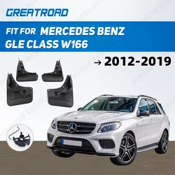 For Mercedes Benz GLE Class W166 2012 - 2019 2013 2014 Car Mudflaps Mud Flaps Splash Guards Mudguards Flap Fender Accessories