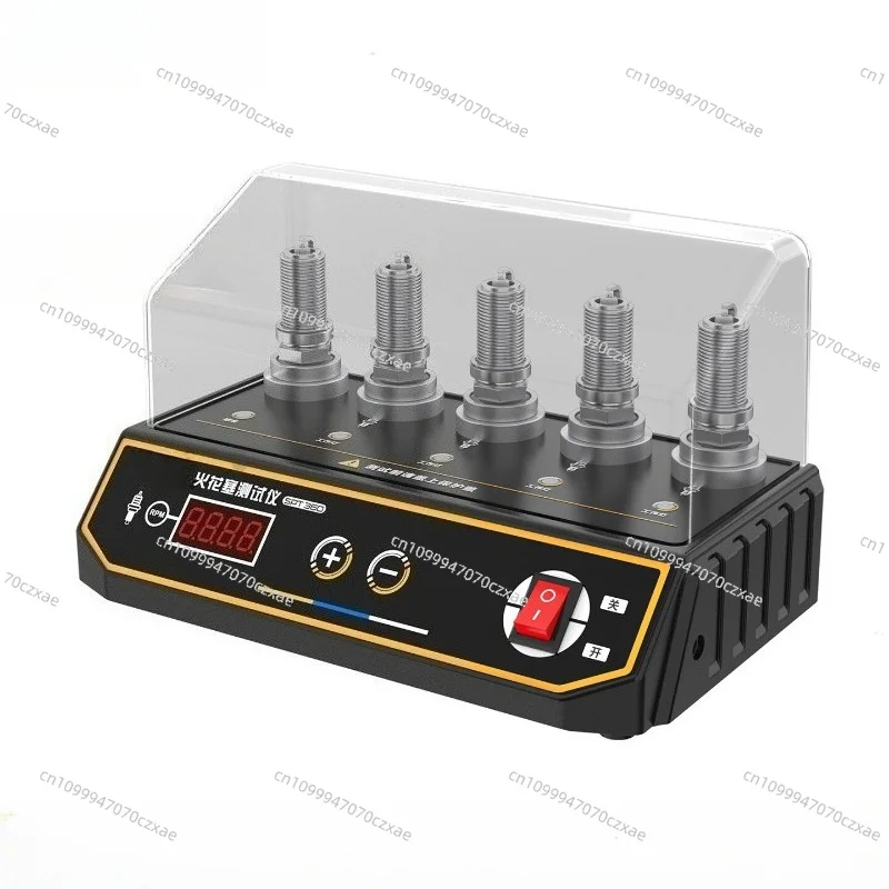 Spark Plug Ignition Tester High Voltage Flashover Test Bench for Car Motorcycle Fire Plug Detection