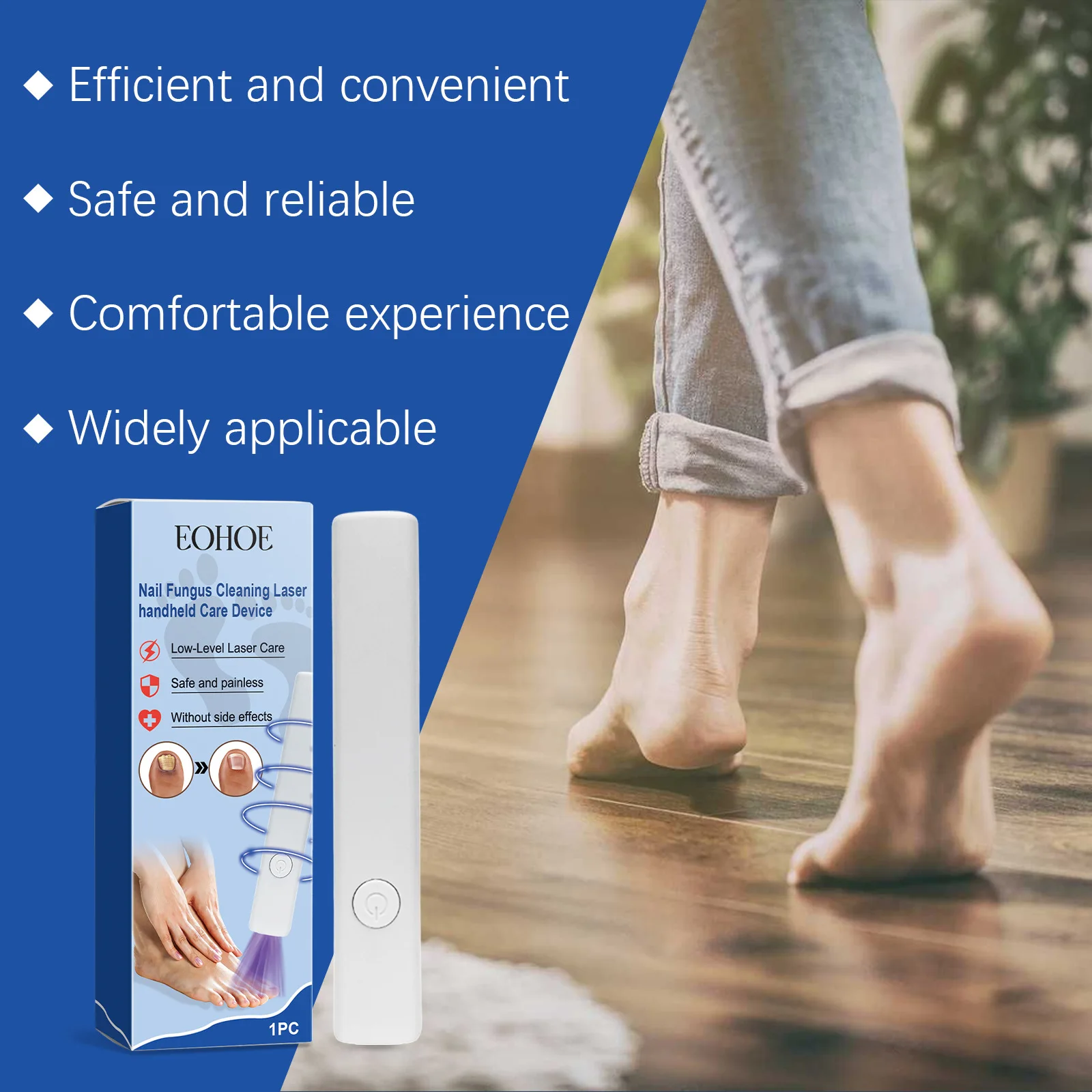 Reparação suave, manutenção diária, embelezamento de unhas dos pés, dispositivo de limpeza e polimento de unhas