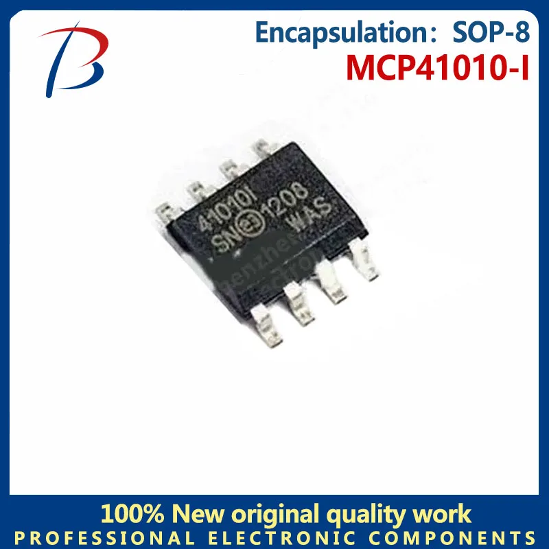 5PCSMCP41010-I Potenciômetro Digital Pacote SOP-8 Serigrafia 41010I