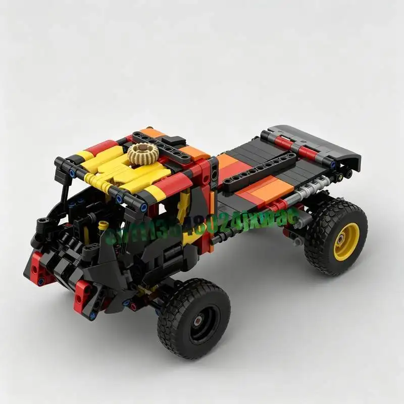 558PCS Mars Rover MOC Building Blocks Space Vehicle Custom Puzzle DIY Assembly Creative Toy Gift Educational Collection Display