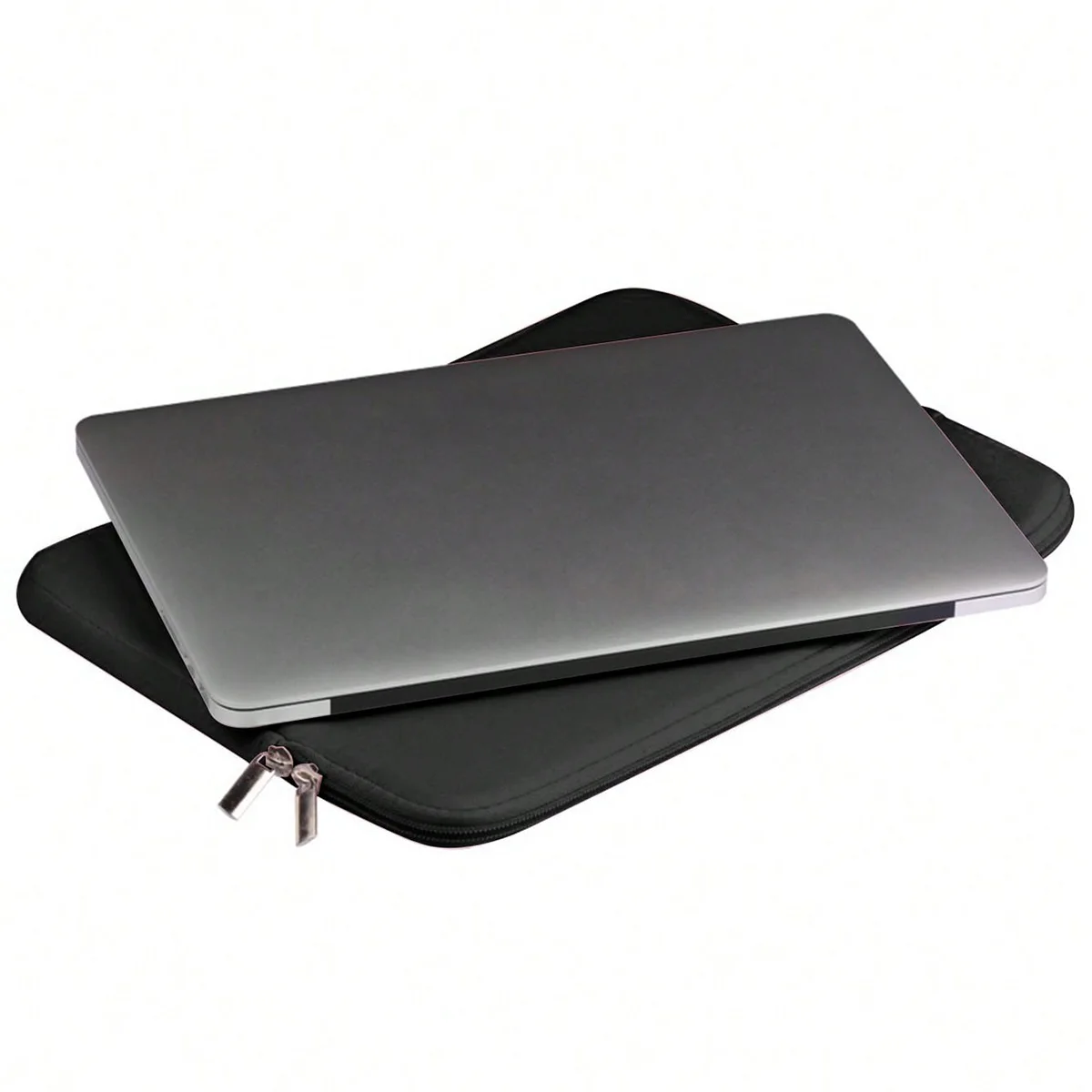Simple Laptop Protective Case, Double Zipper Wear-Resistant Inner Sleeve, Business Commuter Lightweight Anti-Scratch Portable Computer Bag
