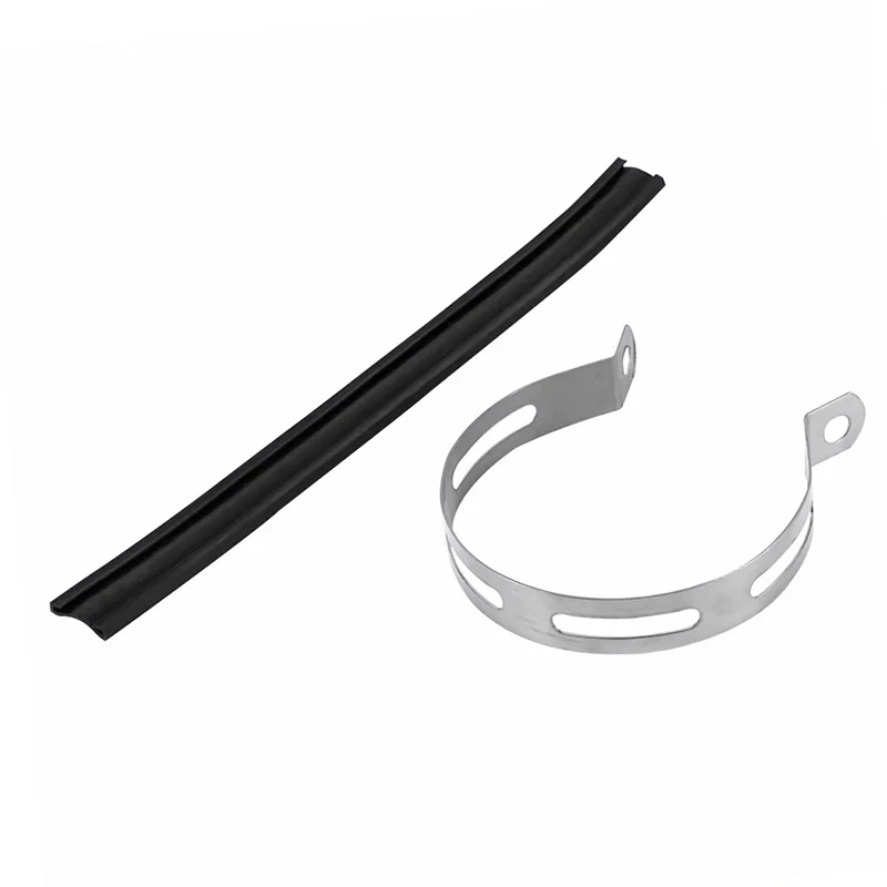 Motorcycle Exhaust Muffler Clamp Exhaust Pip Supporting Bracket Fixed Ring Hanger Band Fixture 60/88mm Support Bracket image 4