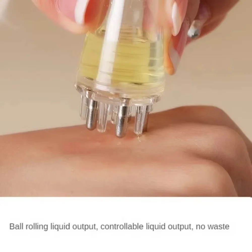Portable Scalp Applicator Liquid Comb For Hair Regrowth & Care Hexagon Head Oil Roller Ball Massage Comb Massage Relaxation Tool