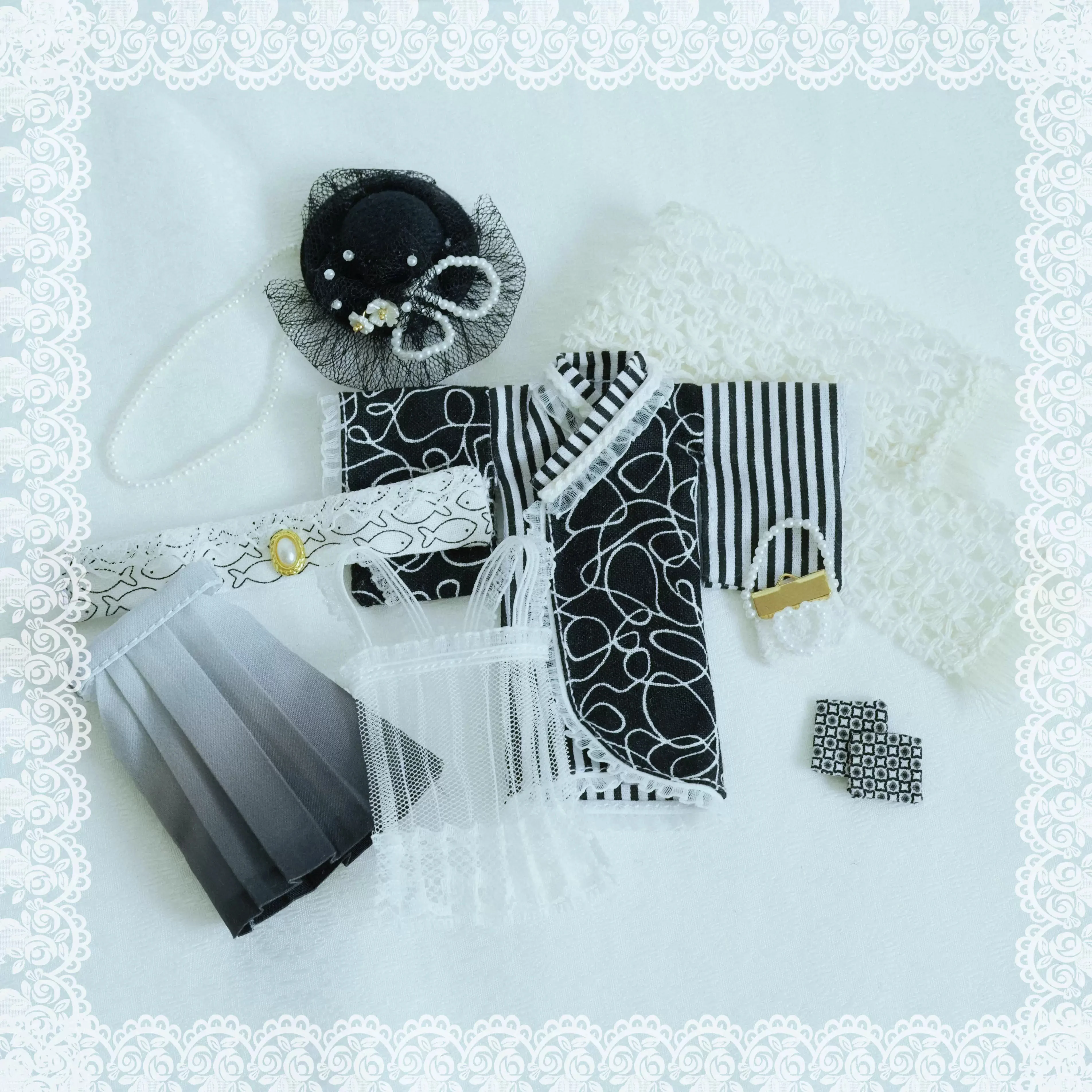 

Ob11 Clothes 1/12 Bjd Costume Anime Game Cosplay Handmade Product Toys Accessories