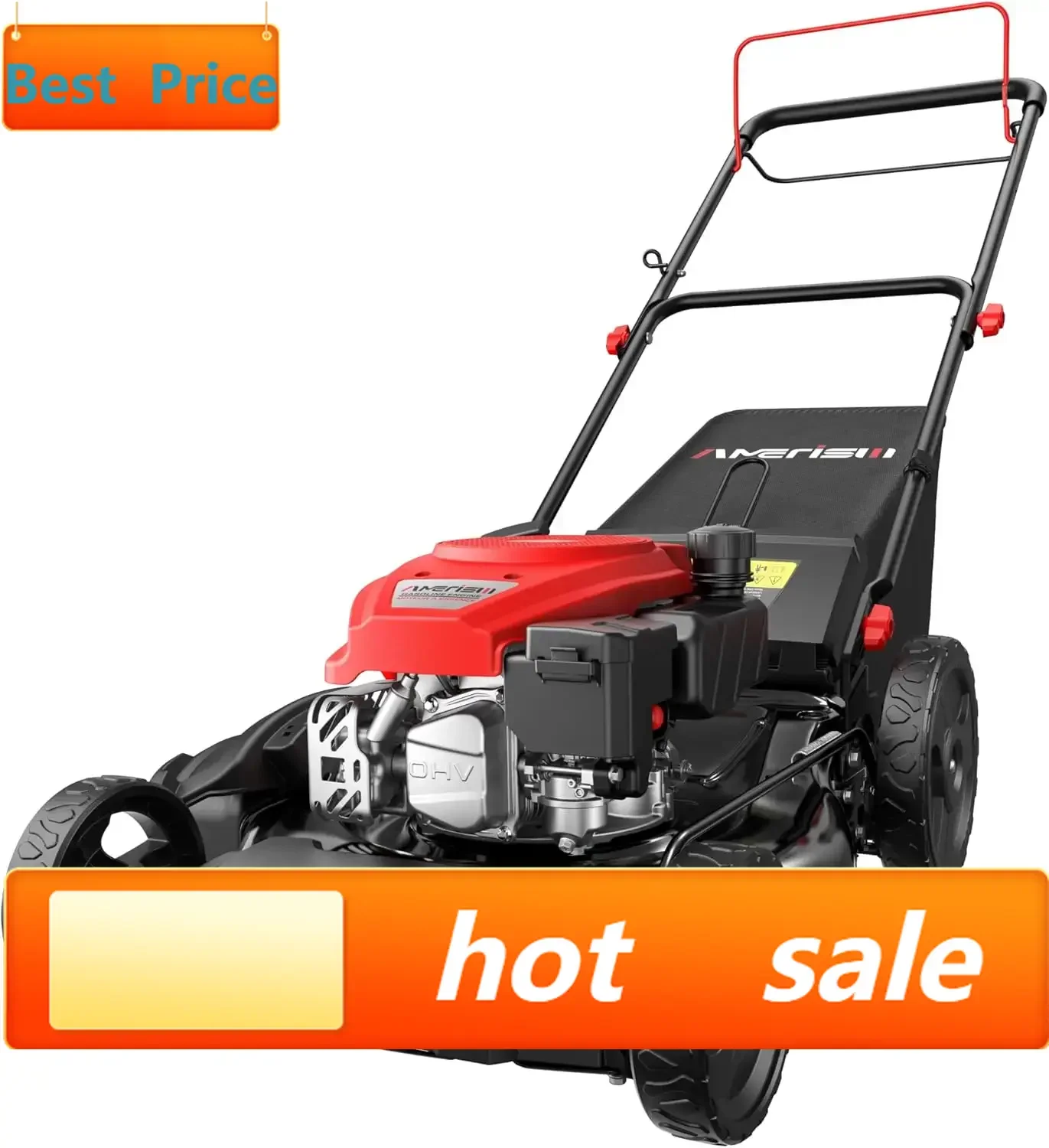 

Горячая распродажа: Настраиваемая газонокосилка с бензиновым двигателем, самоходная, двигатель OHV 170 куб. см с воздушным охлаждением, стальная дека 21 дюйм, система стрижки 3-в-1