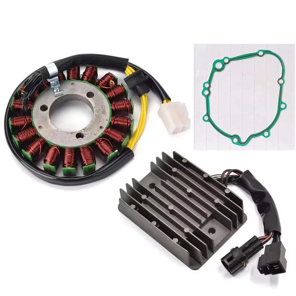 

Stator Coil + Regulator Rectifier + Stator Cover Gasket For Suzuki GSXR600 GSXR750 2008 - 2019 GSX-R GSXR 600 750