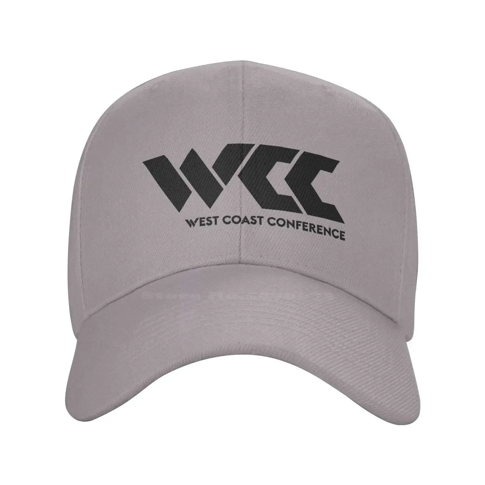 

West Coast Conference Logo Print Graphic Casual Denim cap Knitted hat Baseball cap