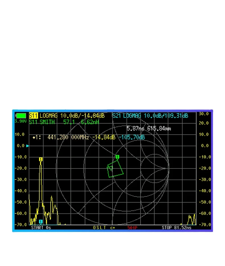 Handheld Vector Network Analyzer 1MHz-6GHz NanoVNA-F V3 Upgrade of NanoVNA Antenna Analyzer MF/LF/HF/VHF/UHF