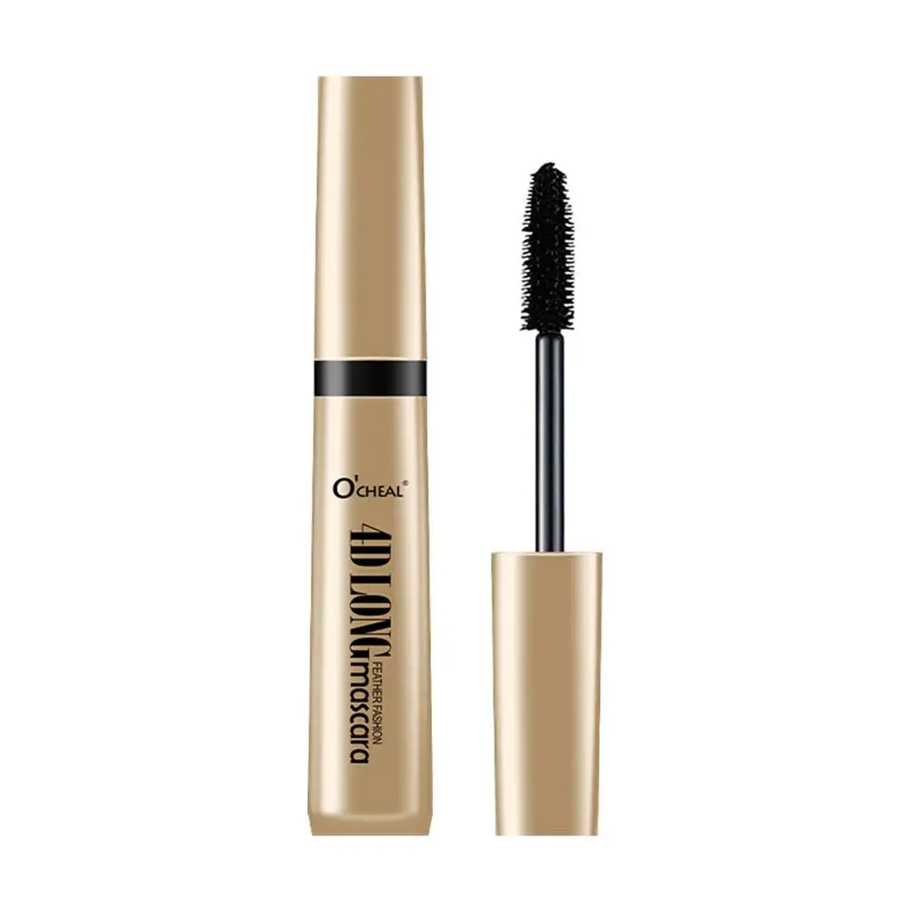 4D Mascara Slender Thick Curling Long Eyelashes Primer Waterproof Non-Smudge Lasting Anti-Sweat Mascara 1pc M3R4