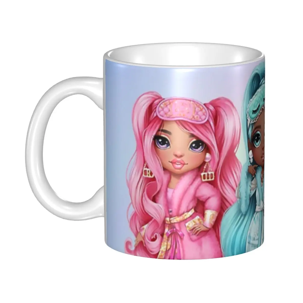 

Rainbow High Slumber Party Coffee Mug DIY Custom Ceramic Milk Tea Mug Cup