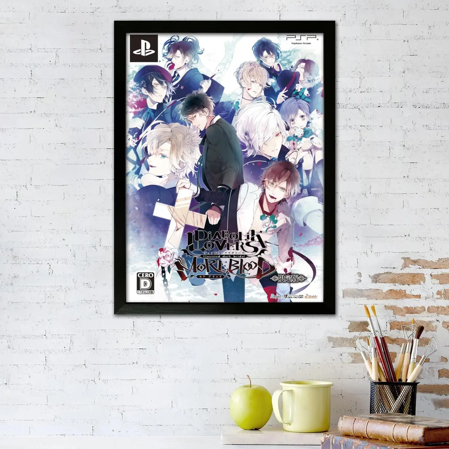 ديابوليك عشاق الفيلم قماش ملصق فني وفن جدران، طباعة الصور، ديكور غرفة نوم الأسرة الحديثة، الملصقات، اللوحة الزخرفية #2