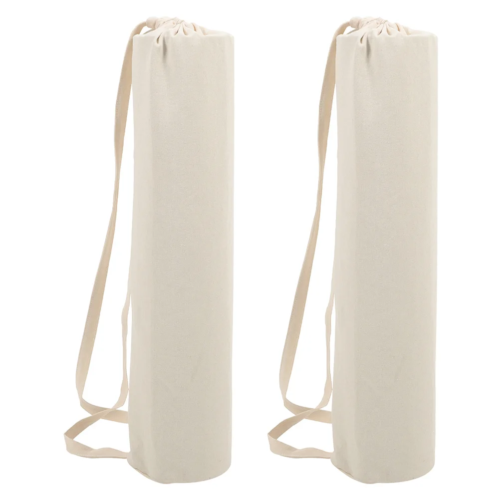 2 قطعة حقيبة تخزين حصيرة اليوغا سعة كبيرة تصميم الرباط الكتف الرافعة الرياضة حقيبة حمل رياضية للسفر اللياقة البدنية #6