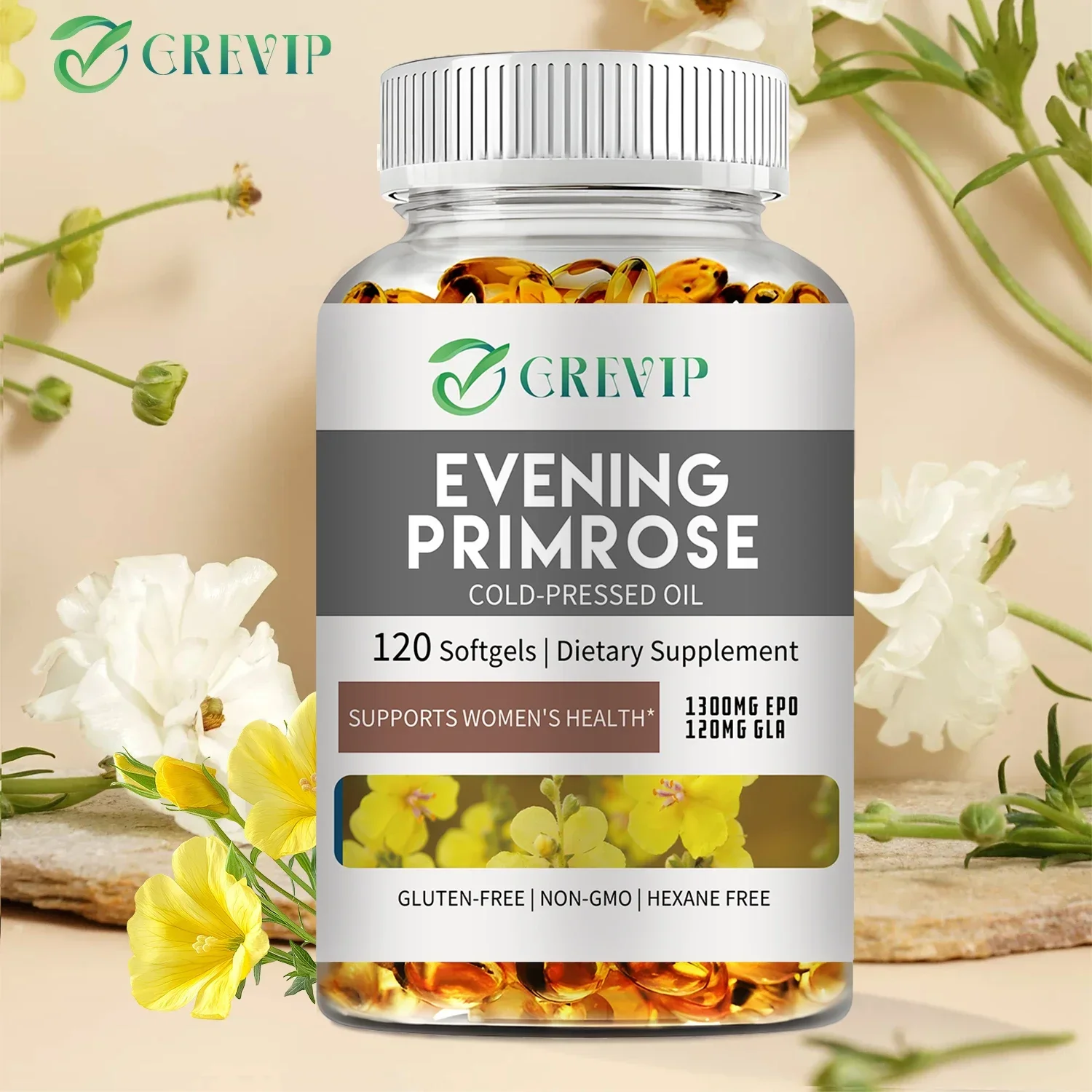 

Evening Primrose Oil - Enhance Female Immunity, Balance Hormones, Cleanse Skin, Beautify